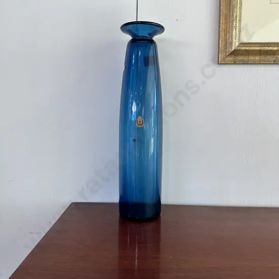 Mid Century Kastrup glass vase (Denmark) 36cm