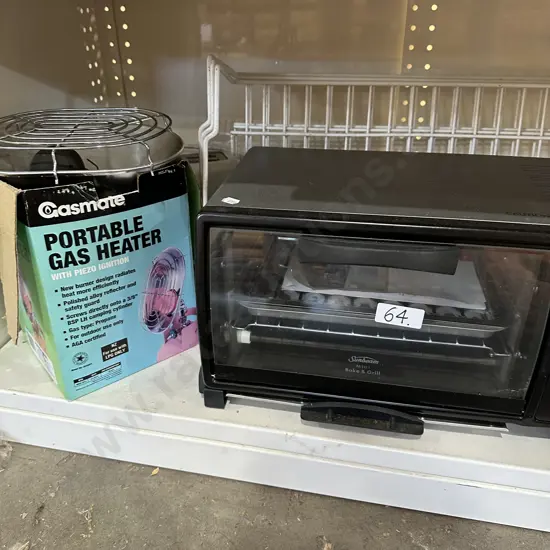 bench top, gas heater attachment etc