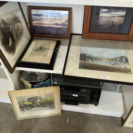 Painting, prints, frames etc