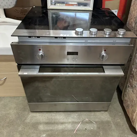 F & P wall oven and hob