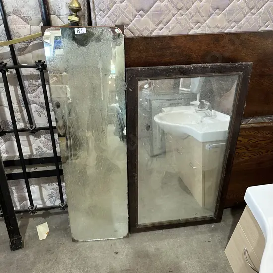 2 x vintage mirrors