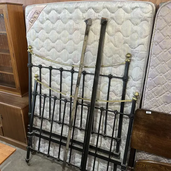 Double bed Iron ends