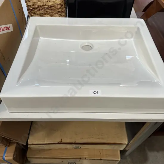Counter top basin unused