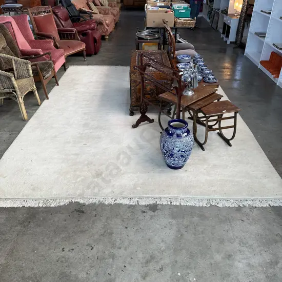 Large woolen rug - could do with a clean