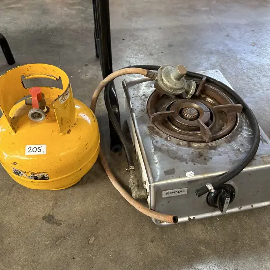 Rinnai cooker and bottle