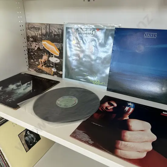 6 LPs : Winwood, Supertramp, Oasis, Don McLean, Talking heads, Genisis