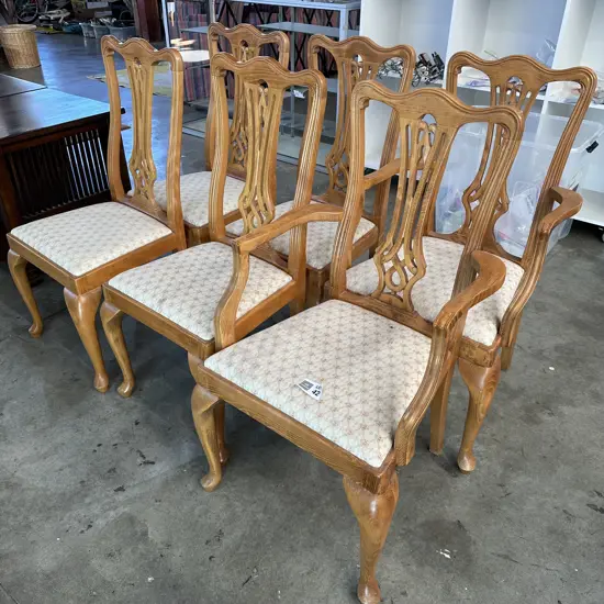 Set 6 Elm chairs