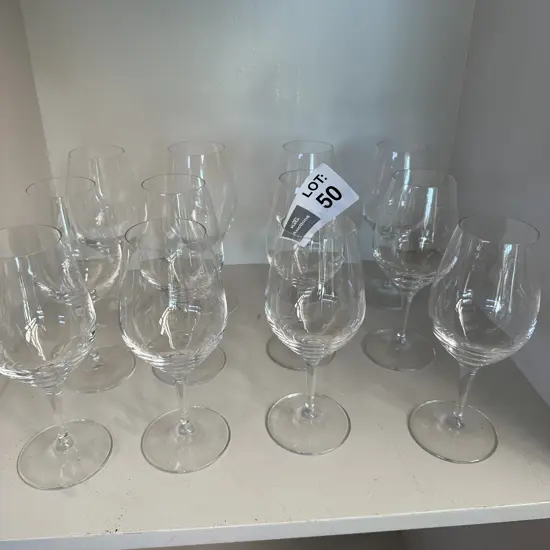 12 Spiegelau wine glasses
