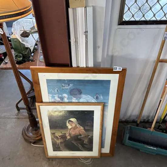 Wooden blinds, prints