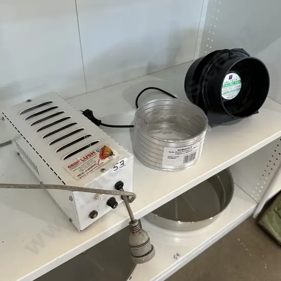 ducting fan and grow machine