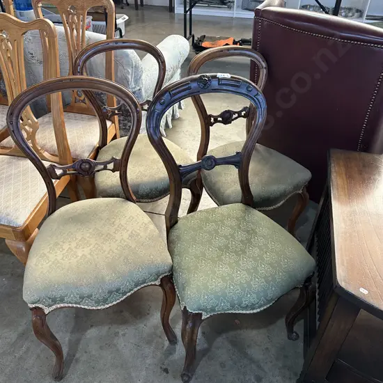 4 ballonback chairs