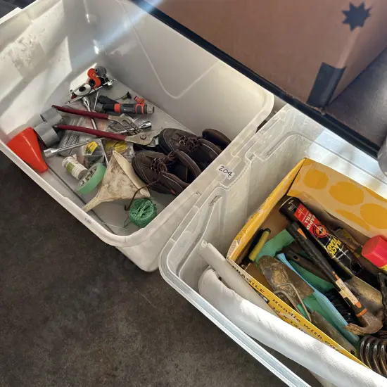 2 bins tools etc