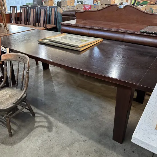 large oak table 2400x1100