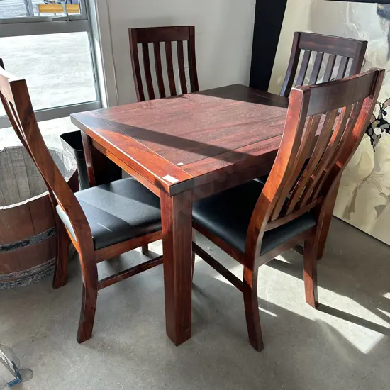 As new table and chairs