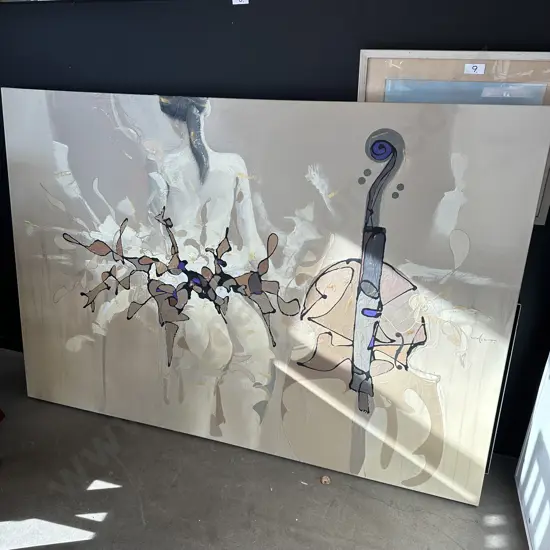 Large painting by Vincent Ko (Australian artist)