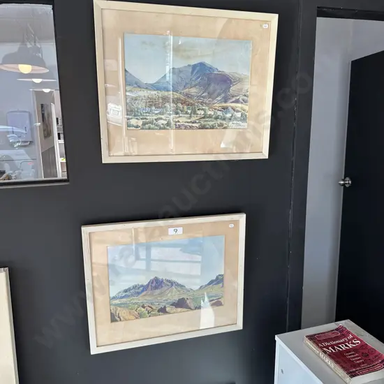 Pr of Albert Namatjira prints plus other