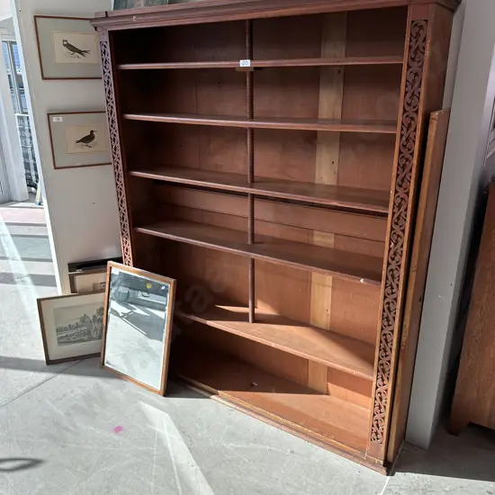 Large colonial bookcase