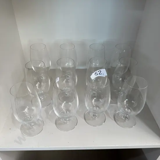 Set 12 Spiegelau beer glasses