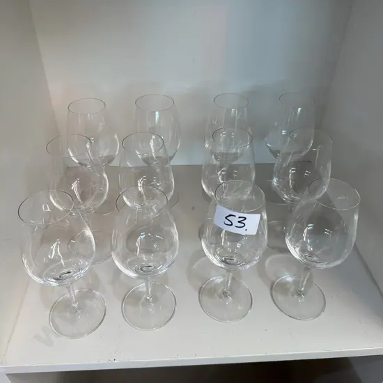 12 Spiegelau wine glasses