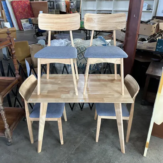 Table and 4 chairs