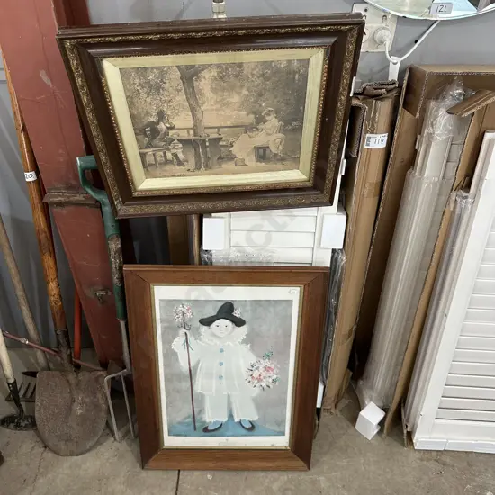 2 x early pictures and mirror