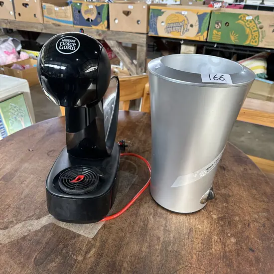 Coffee machine and chiller