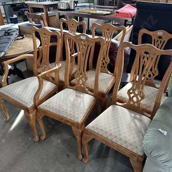 set 6 Elm chairs