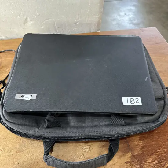 Acer laptop and case