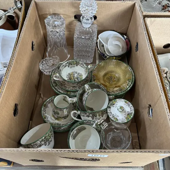 China and decanter etc