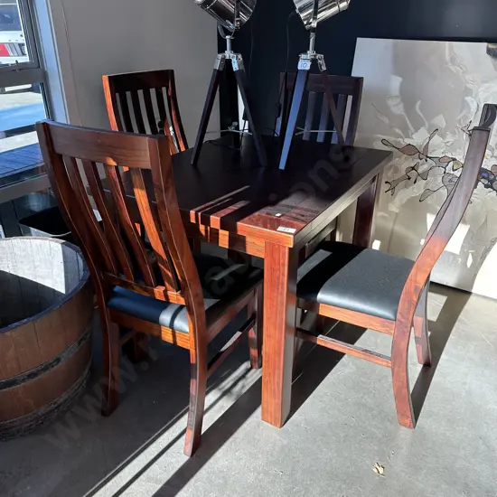 As new table and 4 chairs