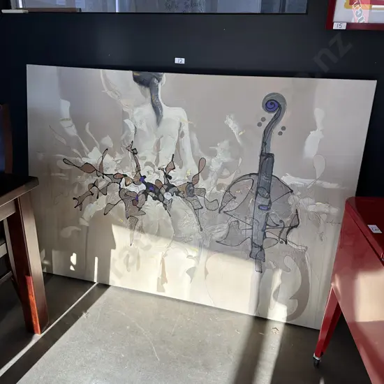 Large painting by Australian artist Vencent Ko