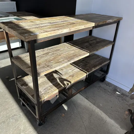 Rolling kitchen unit/sideboard