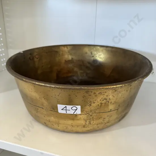 Brass preserving pan