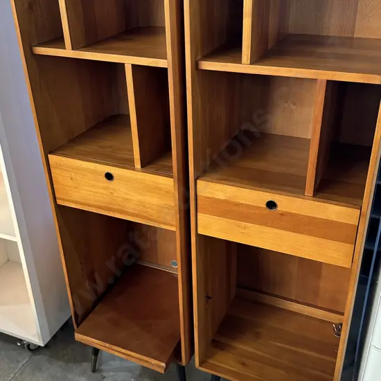 Pr of modern tall side stands