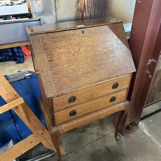 Oak writing desk