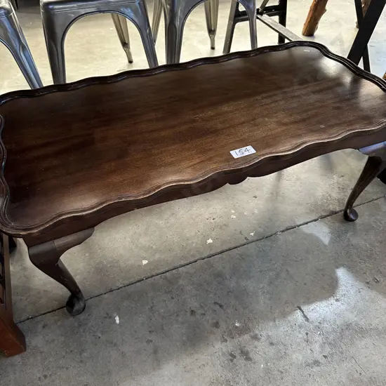 Pie crust coffee table