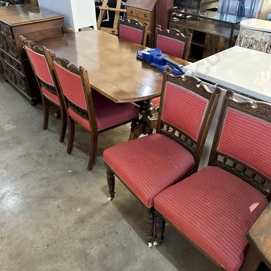 Table and 6 chairs