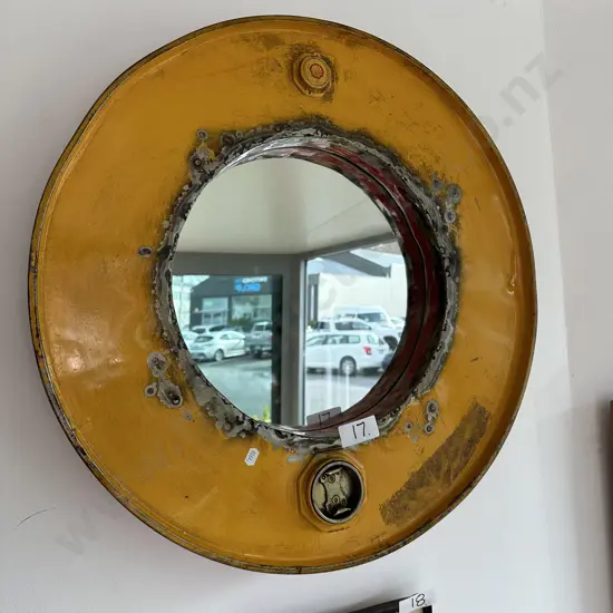 Petrol barrel mirror