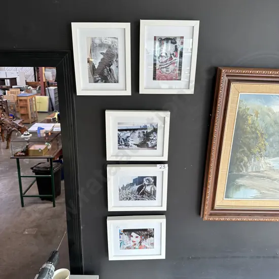 set of 5 mini street art prints