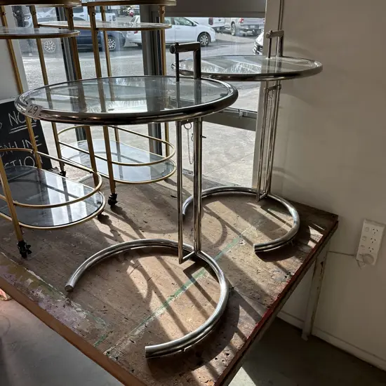 Pr Deco style side tables