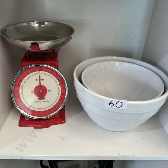 Scales and bowls