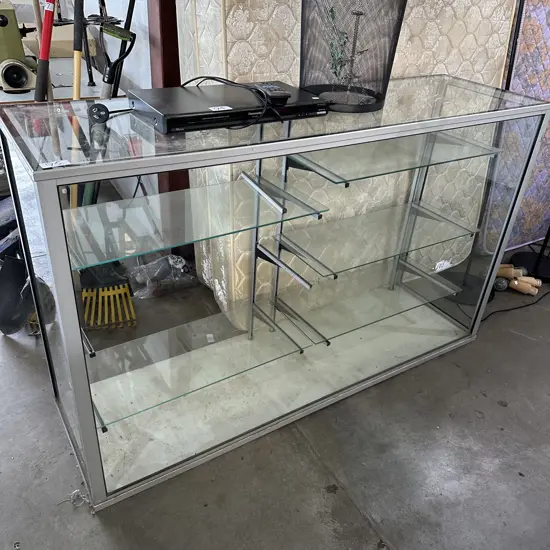 Glass display case