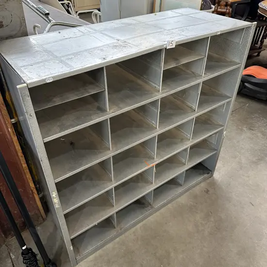 Metal shelf