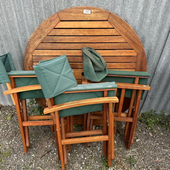 Outdoor table and 3 chairs