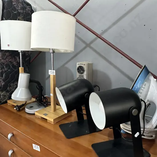 Lamps and iron