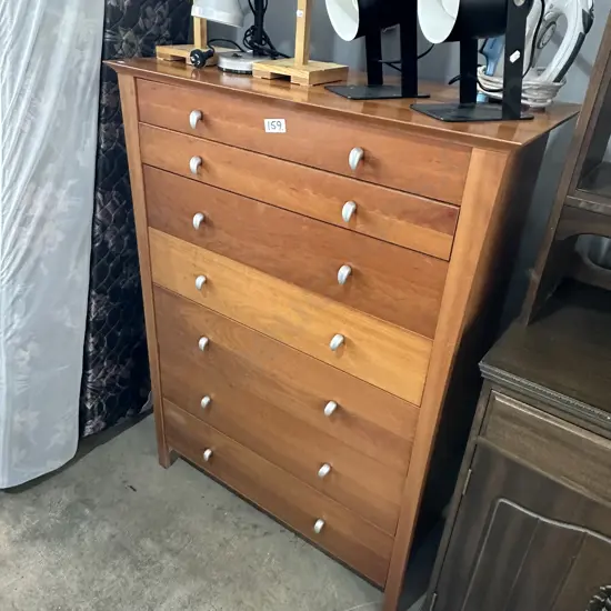 Custom wood tall boy, (used condition)