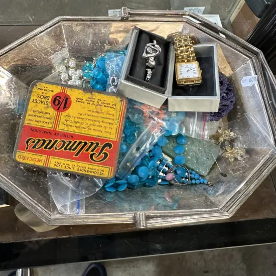 Costume jewellery etc