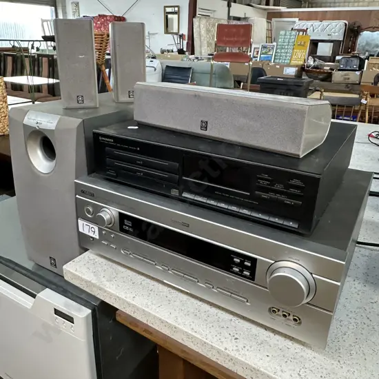 Amp (as is) and CD player etc