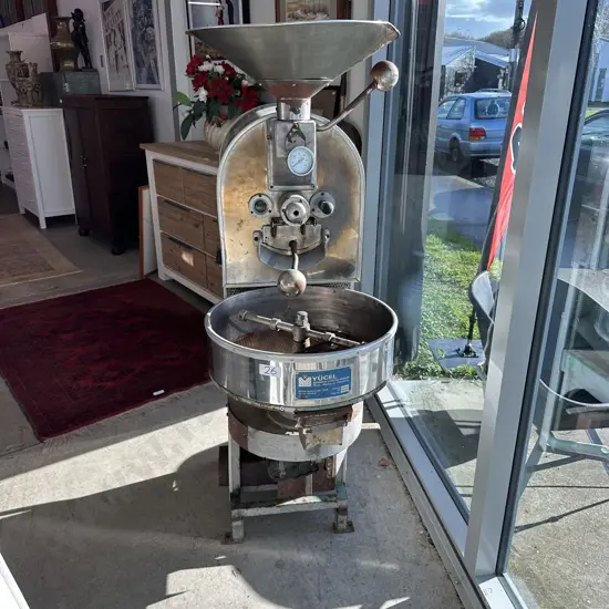 Yucel Turkish 5kg Coffee roaster, gas flame, cast iron drum