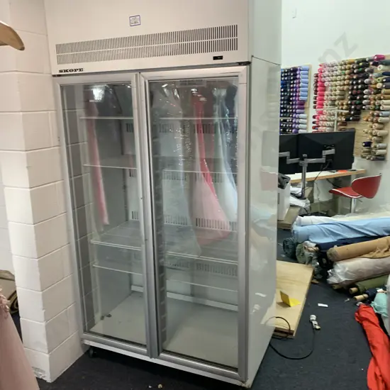 Commercial glass front freezer (to be collected from Havelock)